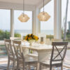 1-Light Bohemian Elegance Woven Pendant Light with Paper Rope Shade - Image 4